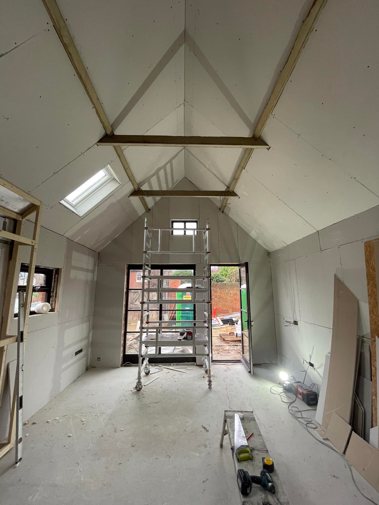 Plastering