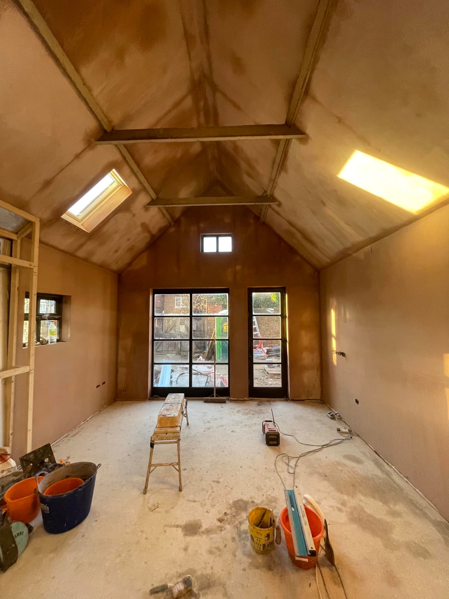 Plastering